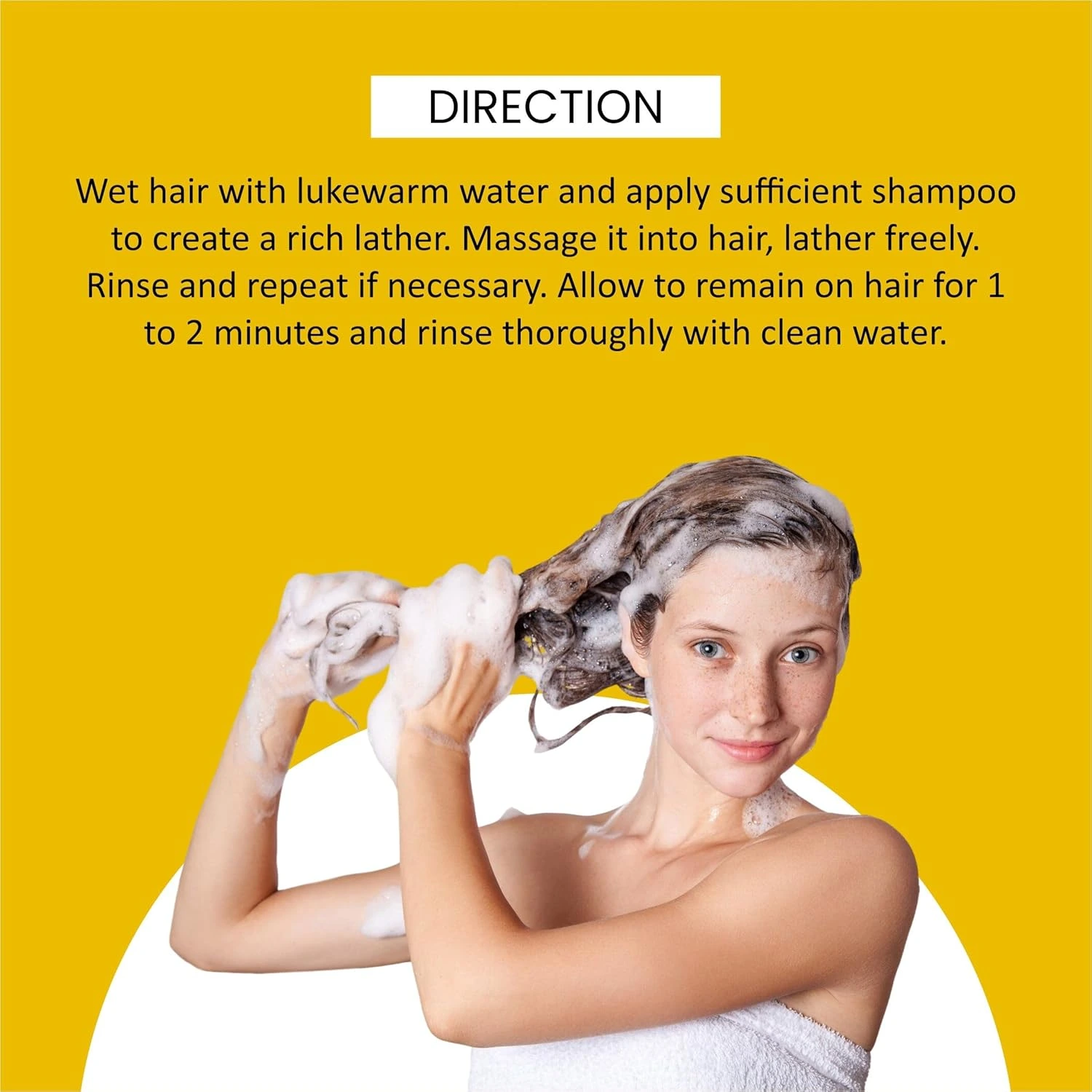 Flake Free Anti-Dandruff Shampoo, with amica extract, Reduses Dandruff flakes for all hair types 125ml (Pack of 1)